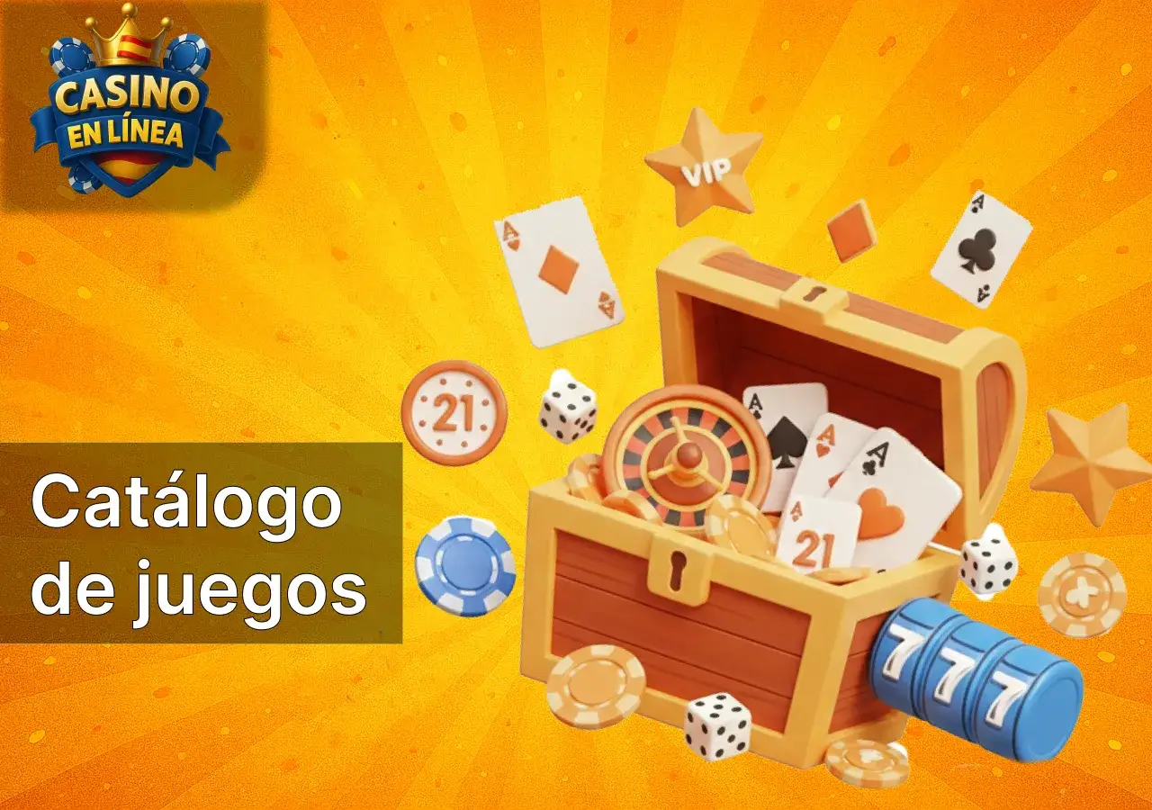 La oferta de juegos incluye tragamonedas, juegos de mesa y otras categorías populares.