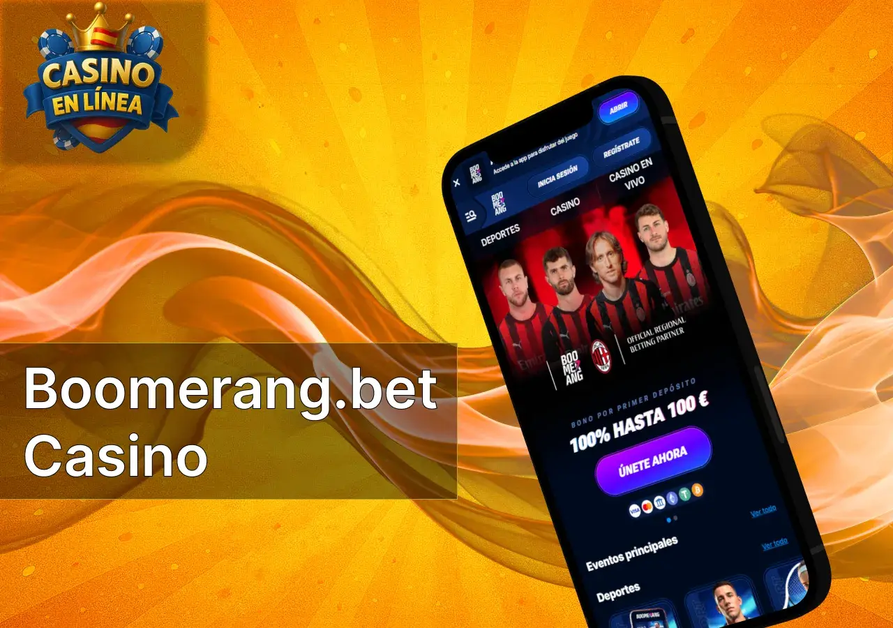 El casino Boomerabg Bet está orientado a un formato dinámico de casino en línea.